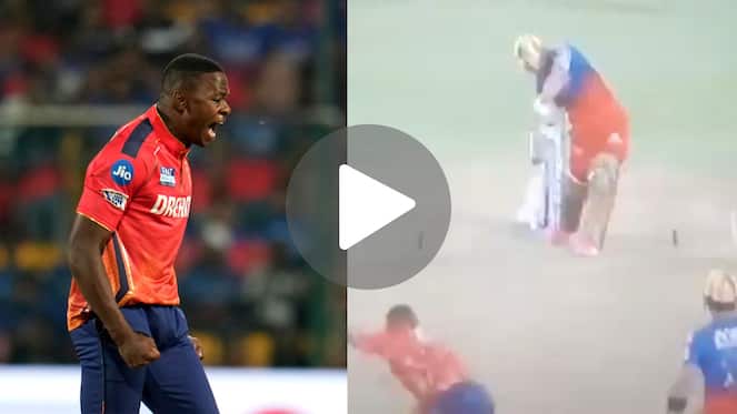 [Watch] Kagiso Rabada's Passionate Cry As He Sends Back Faf Du Plessis Cheaply